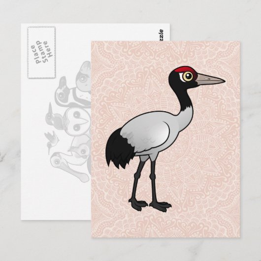 Geelstaartkraan Briefkaart (Voorkant / Achterkant)