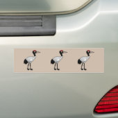 Geelstaartkraan Bumpersticker (Op auto)