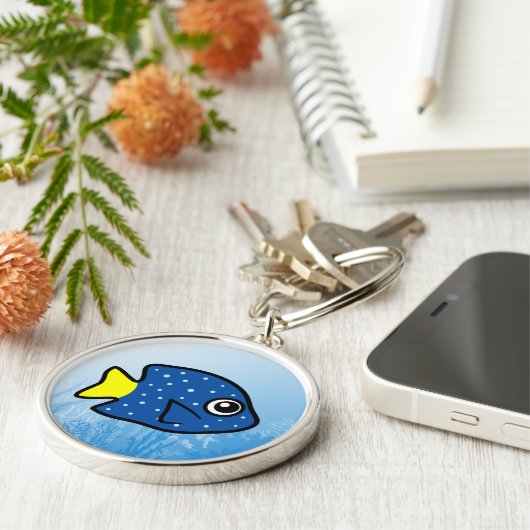 Geelstaartvis Sleutelhanger (Zijkant)