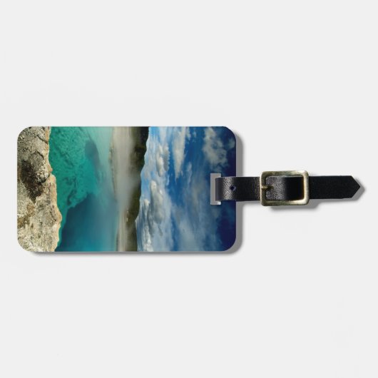 geelsteen bagagelabel (Voorkant horizontaal)