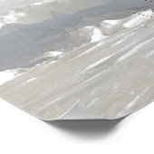 Geelsteen Bison in de vallei van Lamar Poster (Hoek)