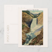  geelsteen Briefkaart, onderste Herfsten Briefkaart (Voorkant / Achterkant)