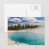 Geelsteen — briefkaart van de Zwarte pool (Voorkant / Achterkant)