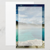 geelsteen briefpapier (Voorkant / Achterkant)