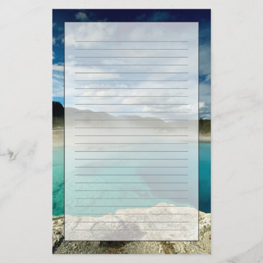 geelsteen briefpapier (Voorkant)