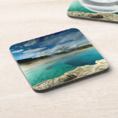 geelsteen drankjes onderzetter (Linkerzijde)