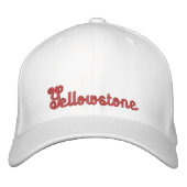 Geelsteen geborduurd Pet van Baseball Pet (Voorkant)