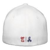 Geelsteen geborduurd Pet van Baseball Pet (Achterkant)