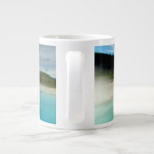 geelsteen grote koffiekop (Achterkant)