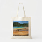 geelsteen: Grote Prismatische Lente Tote Bag (Voorkant)