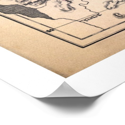 geelsteen in het Duitse Poster 1871 (Hoek)