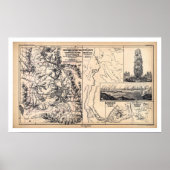 geelsteen in het Duitse Poster 1871 (Voorkant)