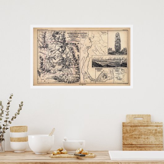 geelsteen in het Duitse Poster 1871 (Keuken)