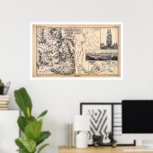 geelsteen in het Duitse Poster 1871 (Thuiskantoor)