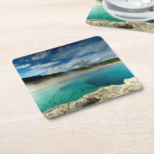 geelsteen kartonnen onderzetters (Schuin)