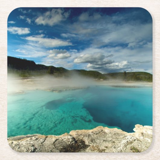 geelsteen kartonnen onderzetters (Voorkant)