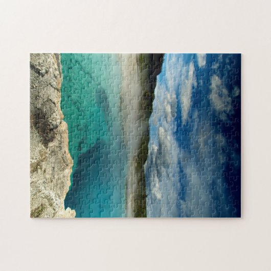 geelsteen legpuzzel (Horizontaal)