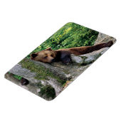 Geelsteen Magnet-Brown Beer Magneet (Linkerzijde)