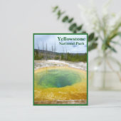 geelsteen: Morning Glory Pool met tekst Briefkaart (Staand voorkant)