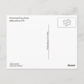 geelsteen: Morning Glory Pool met tekst Briefkaart (Achterkant)