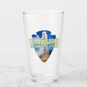 Geelsteen (pijlpunt) glas