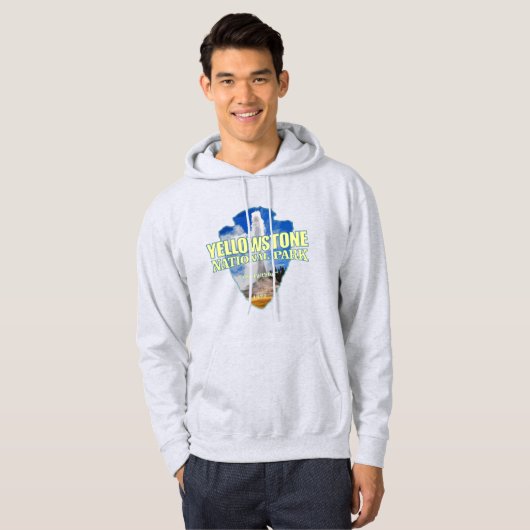Geelsteen (pijlpunt) hoodie (Voorkant volledig)