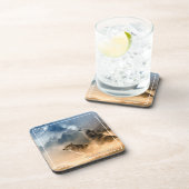 geelsteen plastic Onderzetter-de wolven Bier Onderzetter (Rechterzijde)