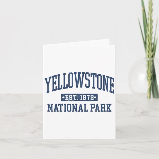geelsteen Sportontwerp nationaal park Kaart (Voorkant)