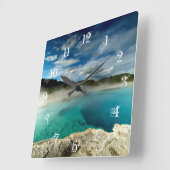 geelsteen vierkante klok (Hoek)