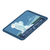  geelsteen WPA-reizen Magneet (Linkerzijde)