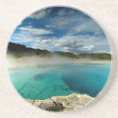 geelsteen zandsteen onderzetter (Voorkant)