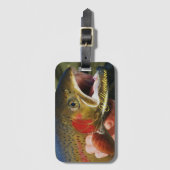 Geelstenen Bagagelabel-Gevist Bagagelabel (Voorkant (verticaal))