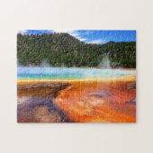 Geelstenen verfpunten legpuzzel (Horizontaal)