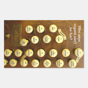 Geelsticker Rechthoekige Sticker