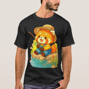 Geelvin Tonijn Cartoon Stijl T-shirt