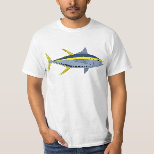 Geelvintonijn shirt. t-shirt (Voorkant)