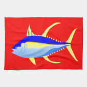 Geelvintonijn Theedoek (Horizontaal)