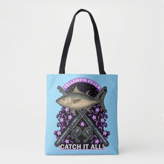 Geelvintonijn Tote Bag (Voorkant)