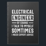 Geelvleugelstekelvarken Notitieboek<br><div class="desc">Electrical engineer, scientist, funn, Science, Electrical developer, statistical, Electrical engineer gift, engineer, engineering</div>