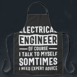 Geelvleugelstekelvarken Schort<br><div class="desc">Electrical engineer,  scientist,  funn,  Science,  Electrical developer,  statistical,  Electrical engineer gift,  engineer,  engineering</div>