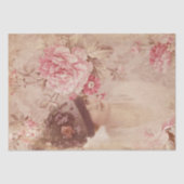  geelvrouw in Pet Shabby Chic Tissuepapier (Voorkant)