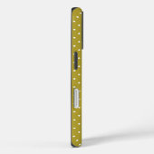 Geelwitte stippenpatroon  Case-Mate iPhone case (Achterkant / Rechts)