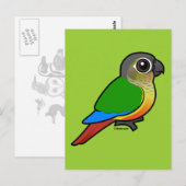 Geelzijdig bevaarbaar briefkaart (Voorkant / Achterkant)