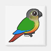 Geelzijdig bevaarbare conure magneet (Voorkant)