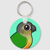 Geelzijdig bevaarbare conure sleutelhanger (Voorkant)