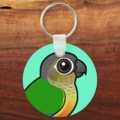 Geelzijdig bevaarbare conure sleutelhanger (Voorkant)
