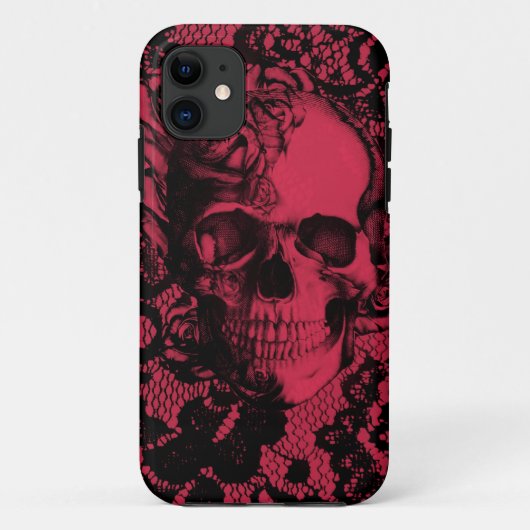 Geelzucht in rood en zwart Case-Mate iPhone case (Achterkant)
