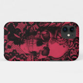 Geelzucht in rood en zwart Case-Mate iPhone case (Achterkant (horizontaal))