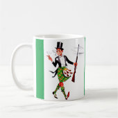 geelzucht met geweer koffiemok (Links)