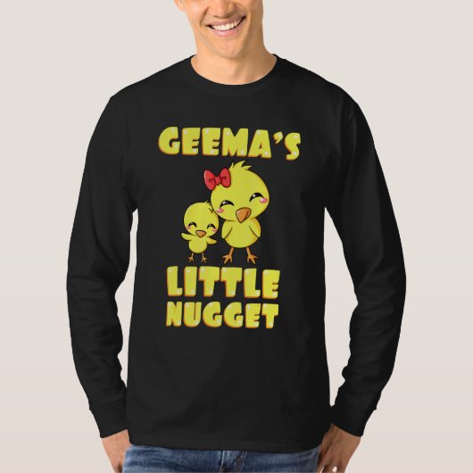 Geemas Little Nugget Chicken Grandma Moederdag T-shirt (Voorkant)